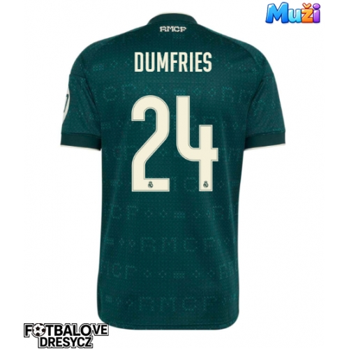 Real Madrid Denzel Dumfries #24 Venkovní Dres 2026-27 Krátký Rukáv Real Madrid Denzel Dumfries #24 Venkovní Dres 2026-27 Krátký Rukáv